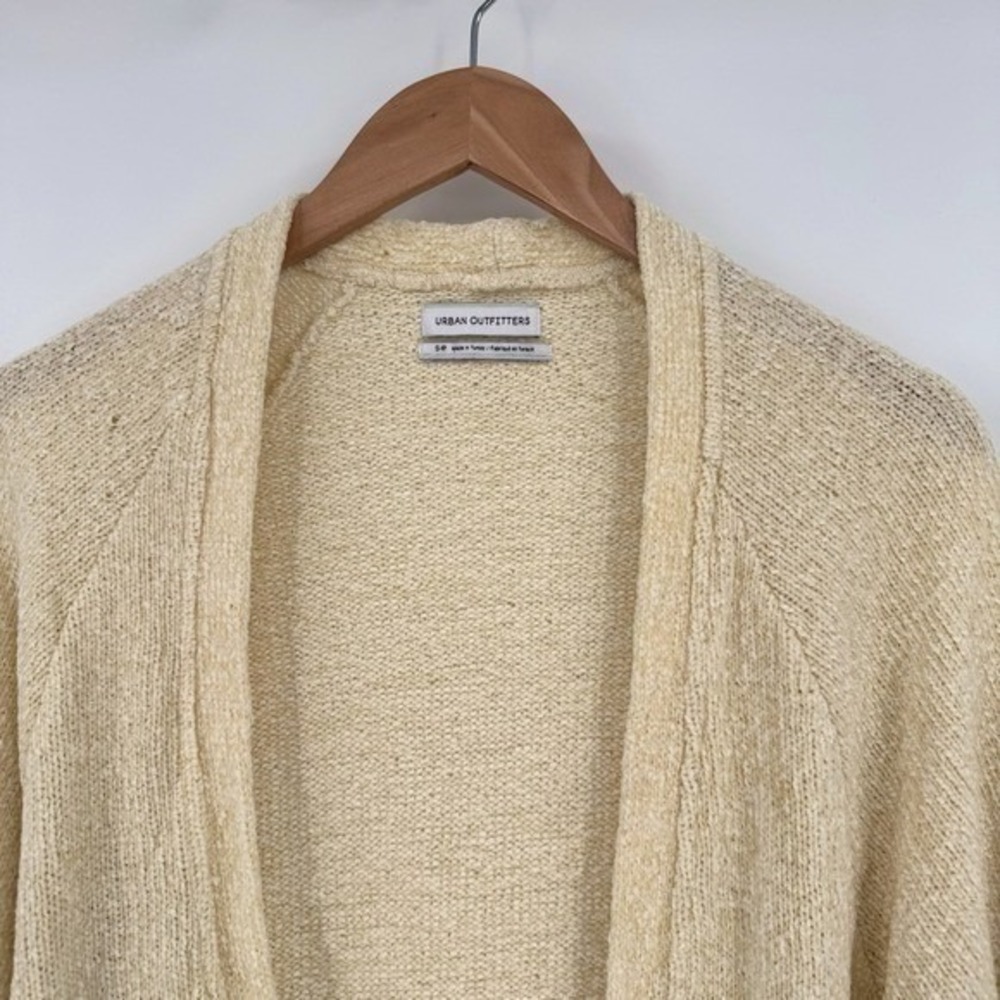 Urban Outfitters Open Front Yellow Cardigan - Picture 2 of 15